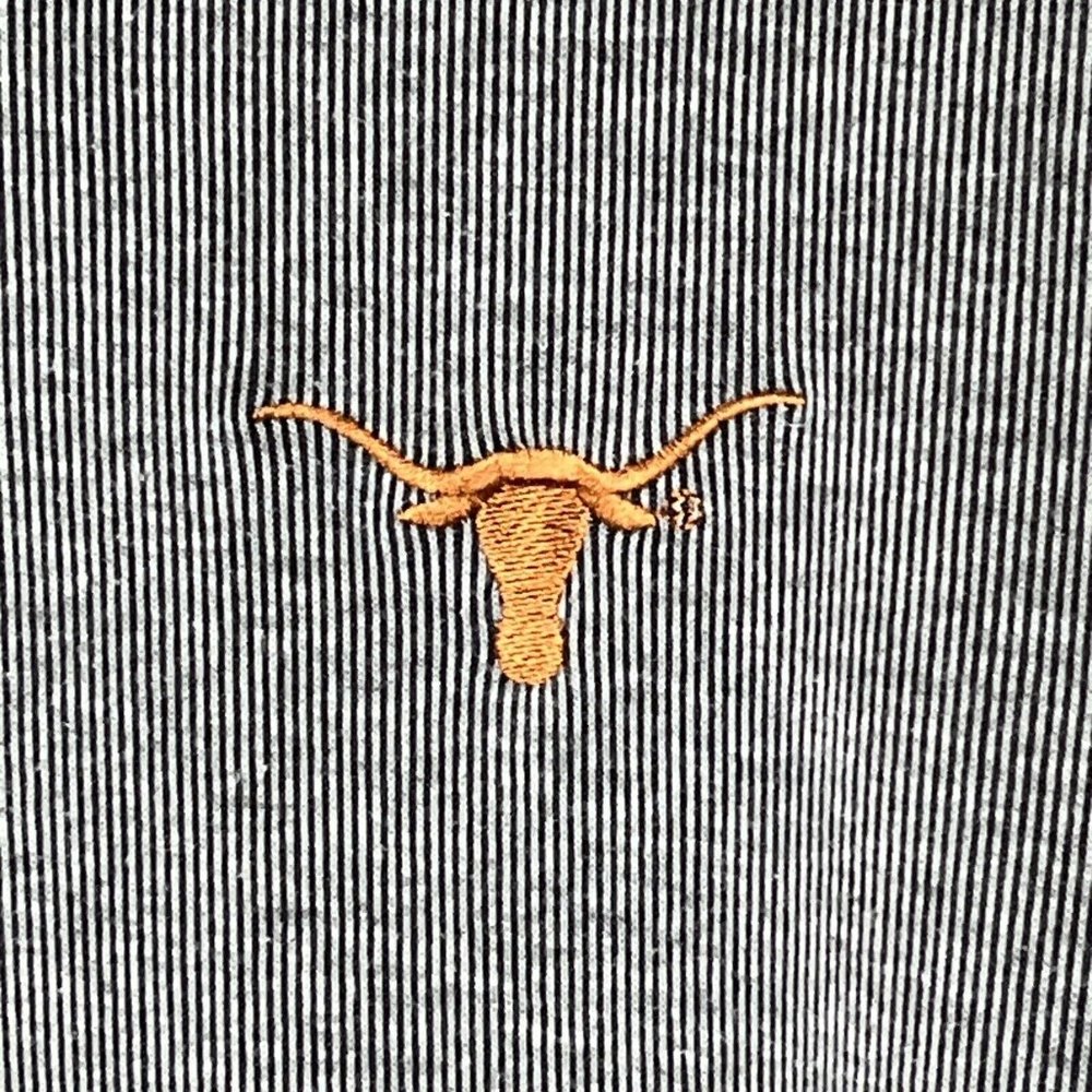 Texas Longhorns Starter Polo Shirt Mens Med Gray - Picture 6 of 15